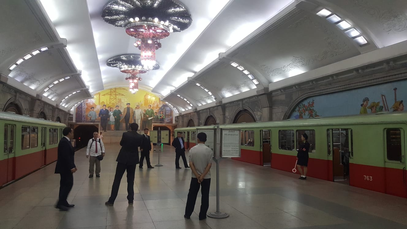 Pyongyang'ın panoramik görünümü